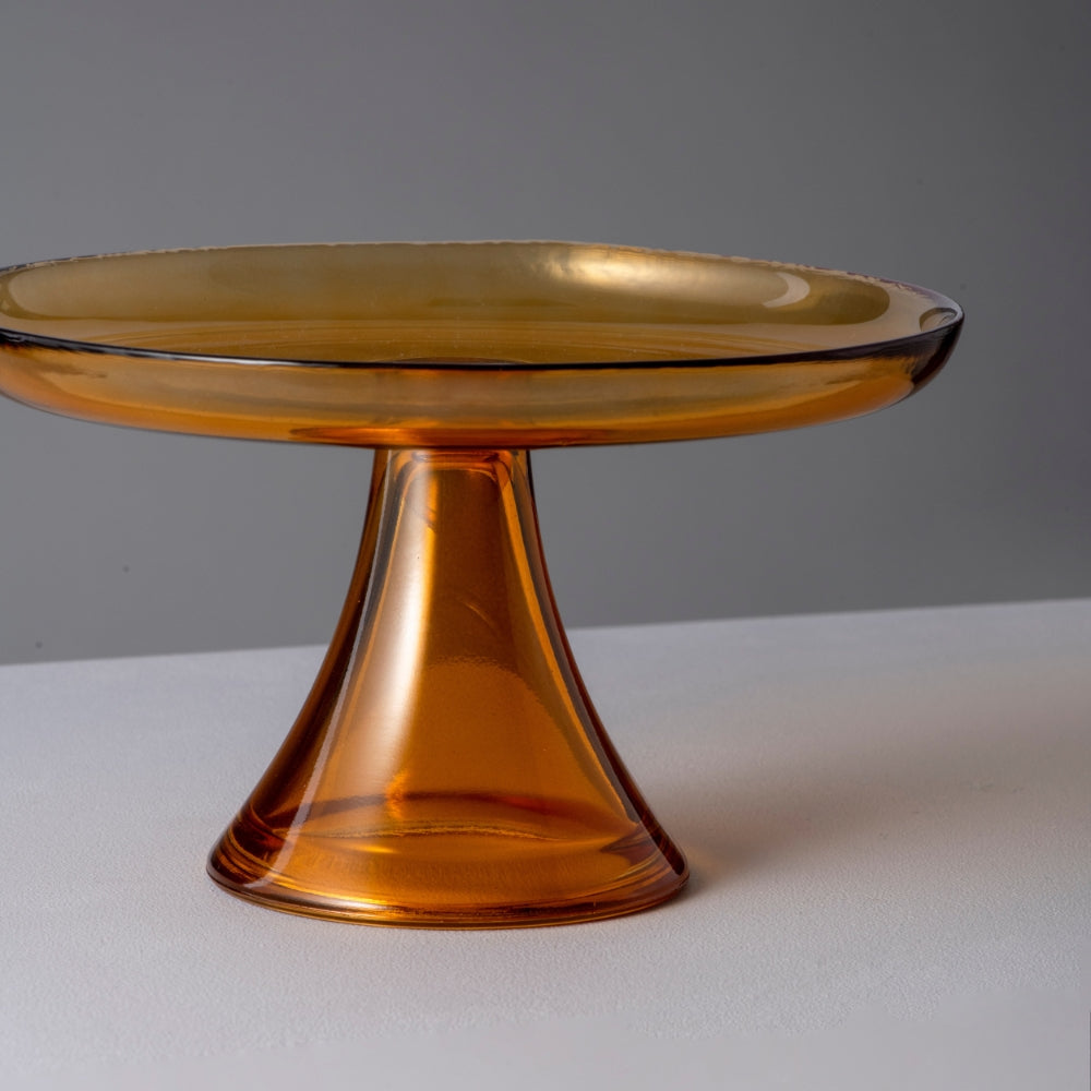 Sofia Cake Stand / Serveware, Amber