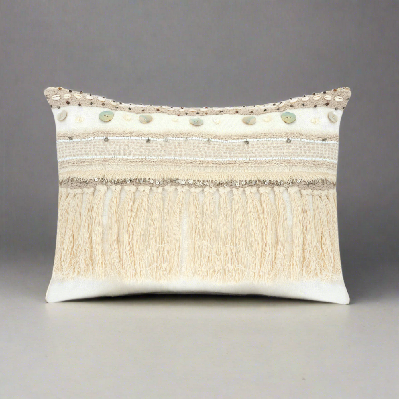 Calypso Cushion Cover, Off-White, 45x60 cm