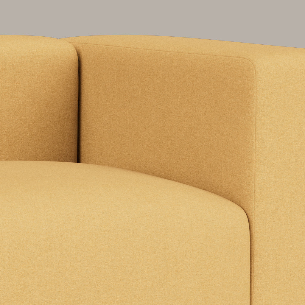 Swatch Sample Sandstone Yellow Chenille