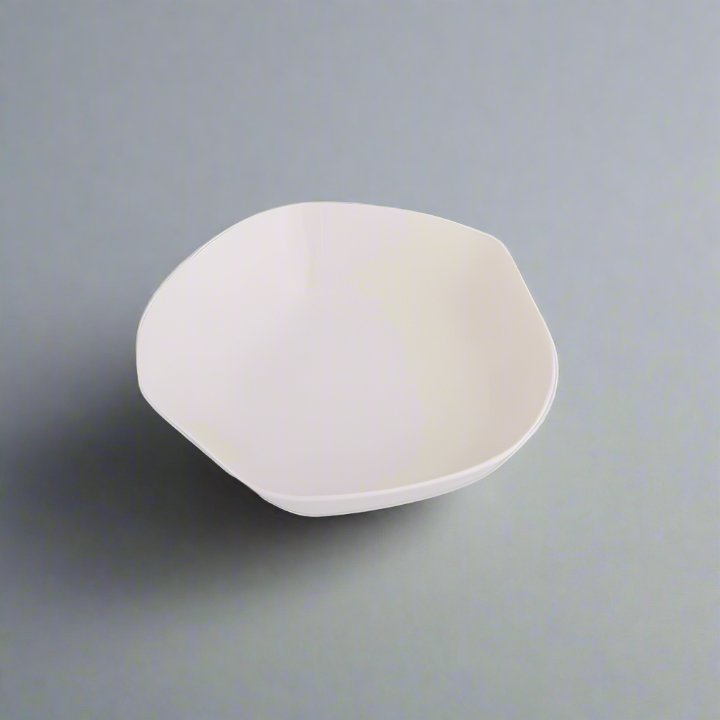 Alumilite Porcelain Serving Bowls, Cream (Set of 6)