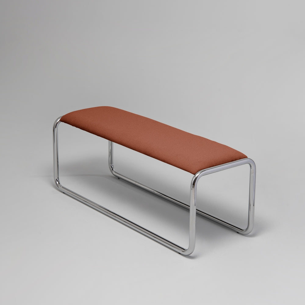 Loop Bench, Chrome & Clay