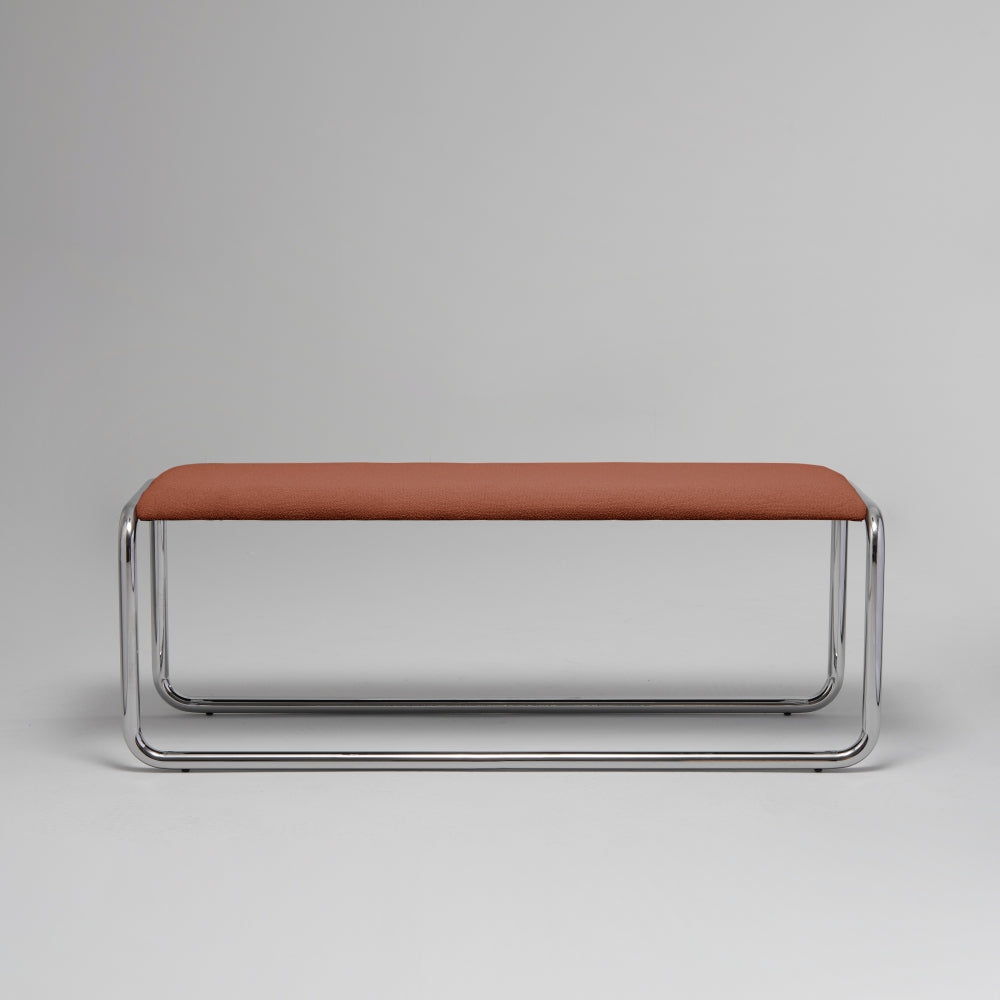 Loop Bench, Chrome & Clay