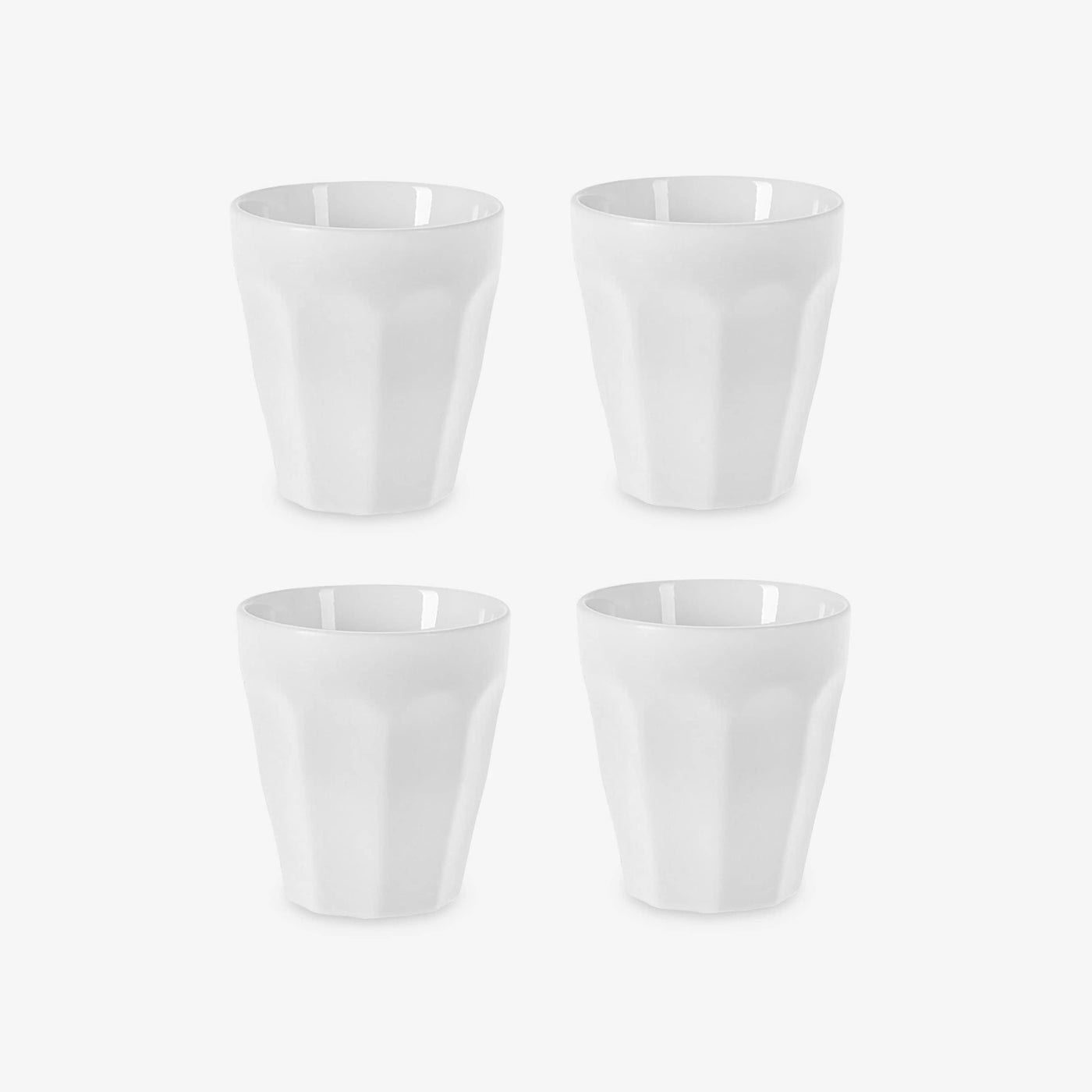 Set of 4 Mug, White, 250 ml - 1