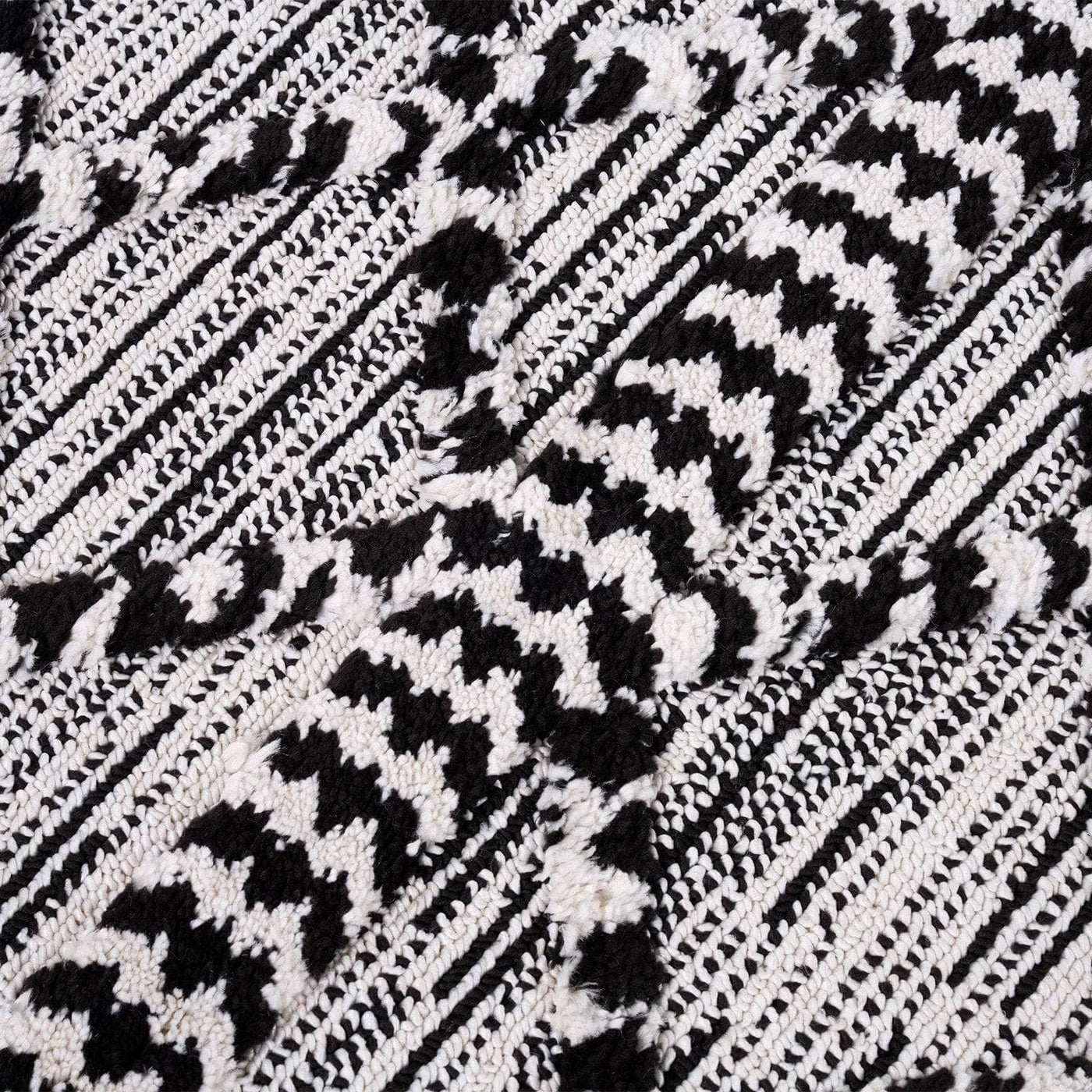 Raven Geometric Runner, Black - White, 80x300 cm - 4