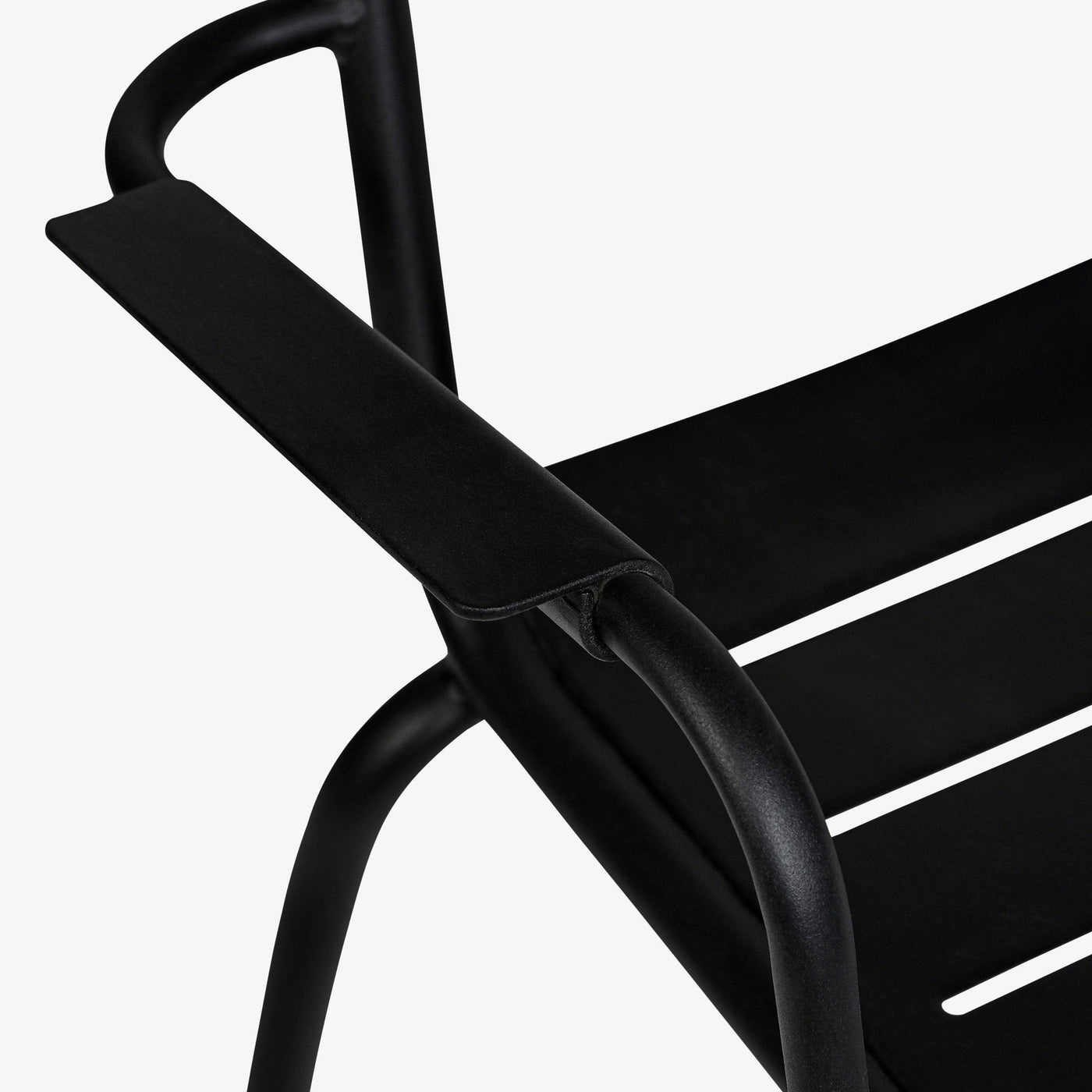 Rivioli Aluminium Garden Armchair, Black - 5