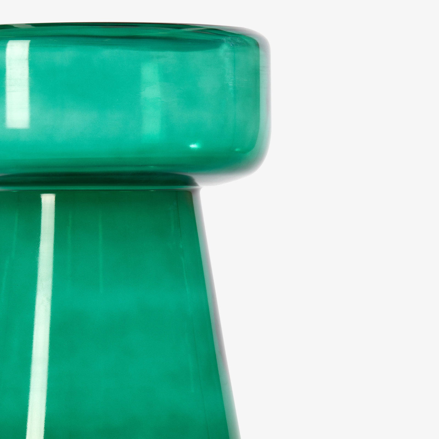 Dakwa Glass Side Table, Green, 30x30x50 cm - 5