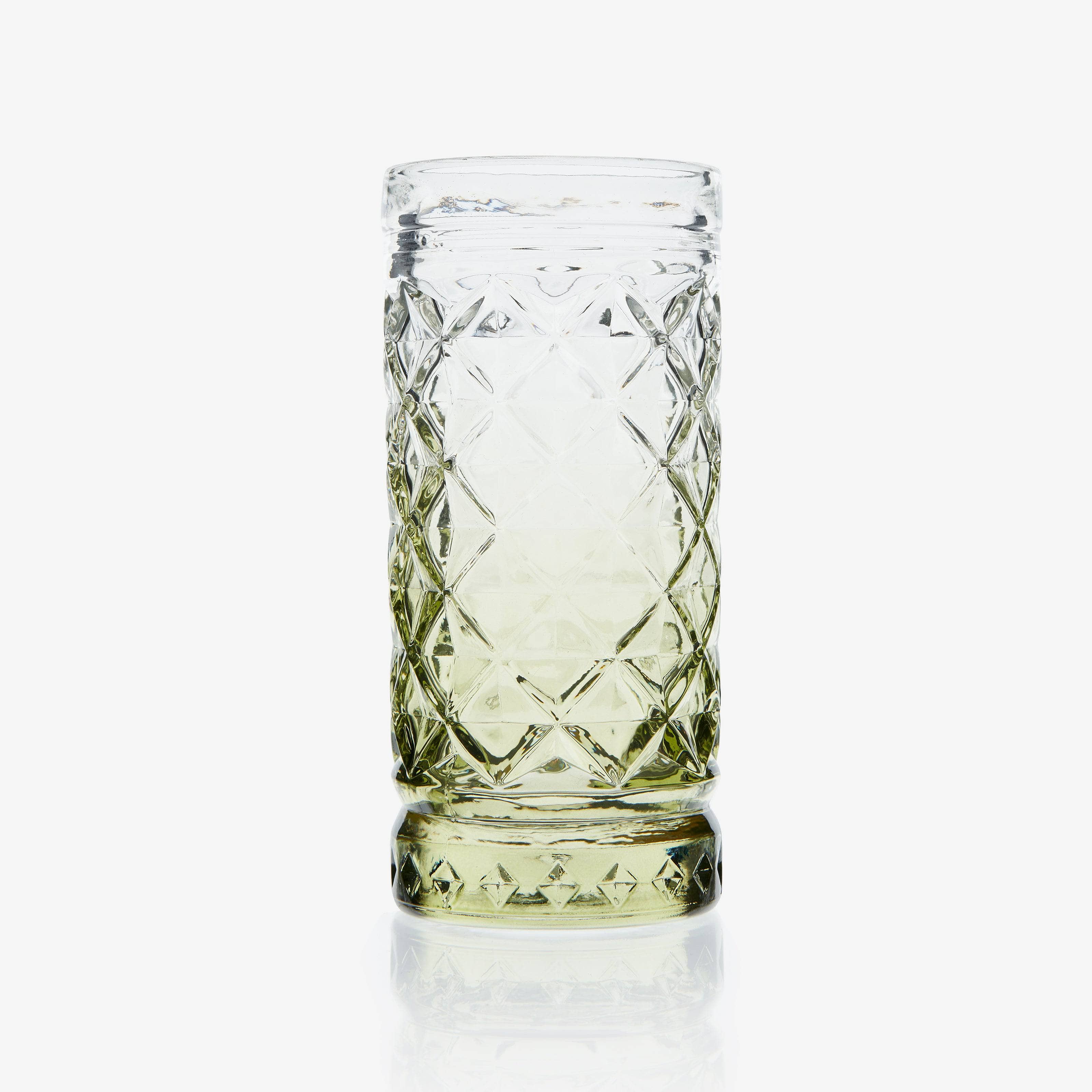 Mavi Carafe with 2 Glass Tumblers, Green, 870 ml - 4