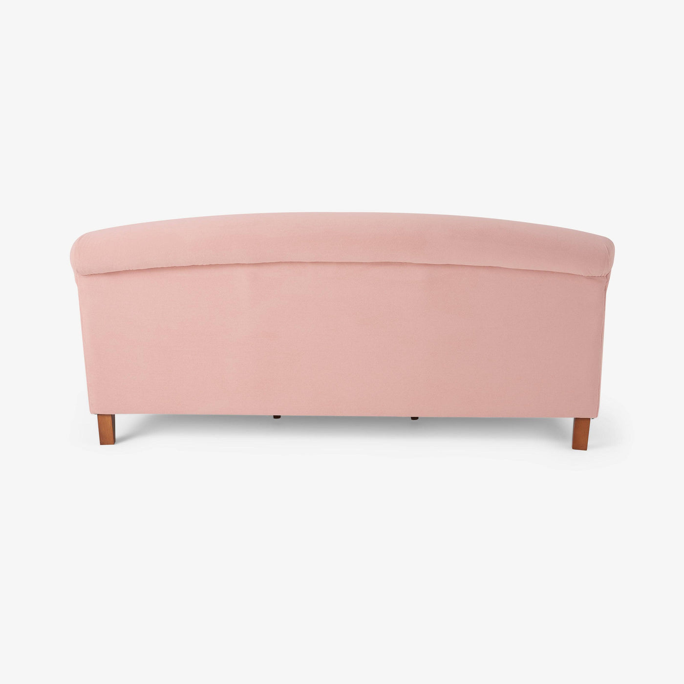 Emin 2 Seater Velvet Sofa, Blush Pink - 5