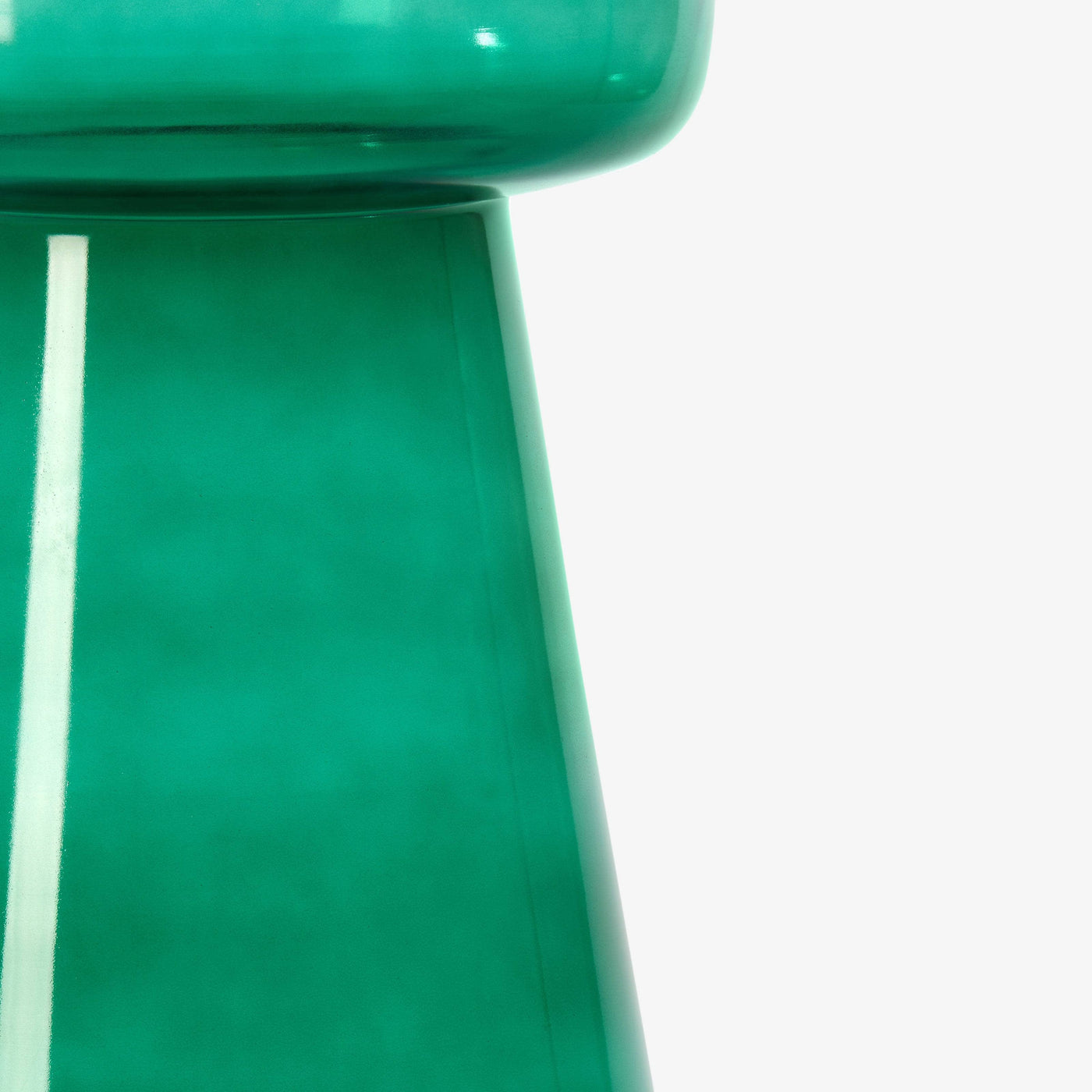 Dakwa Glass Side Table, Green, 30x30x50 cm - 4