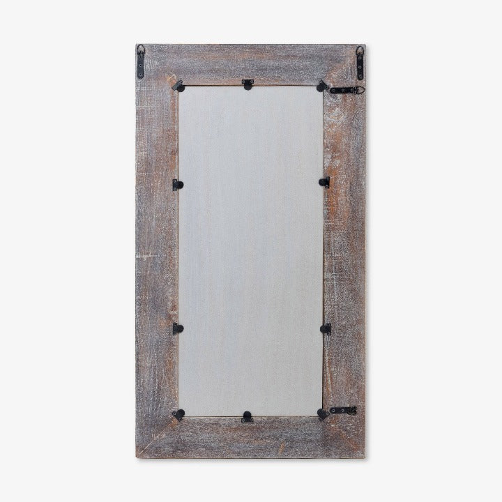 Lui Wooden Floor Mirror, Dark Grey, 60x110 cm Mirrors sazy.com