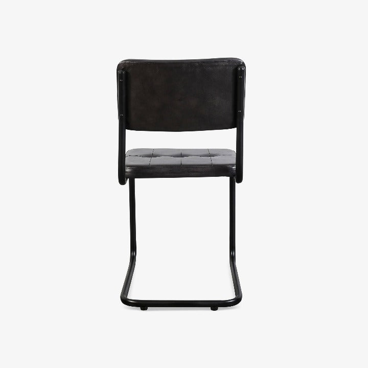 Knox Leather Dining Chair, Black Dining Chairs & Benches sazy.com