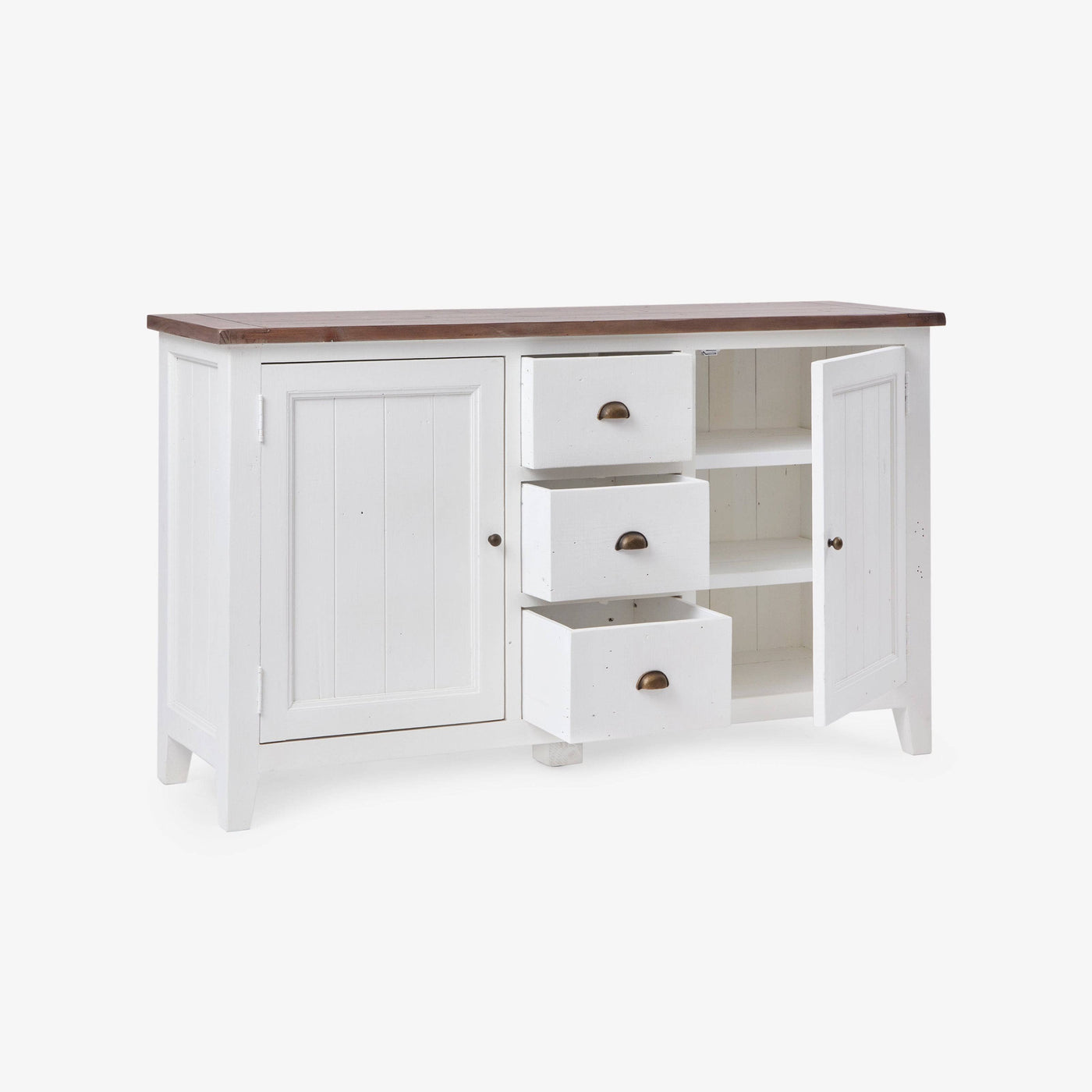 Atwood Wide Sideboard, White Sideboards sazy.com