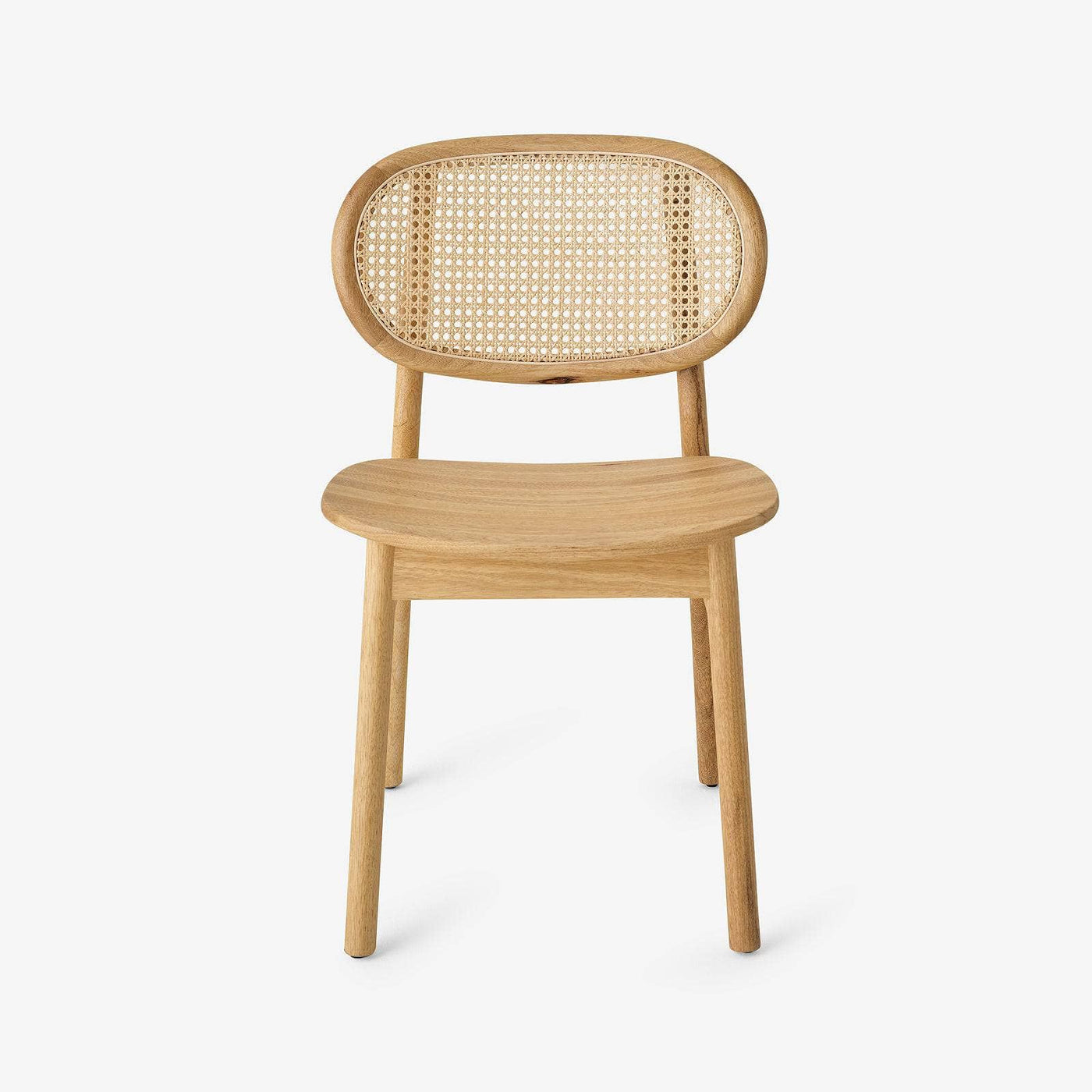 Palermo Wooden Rattan Chair, Natural 1