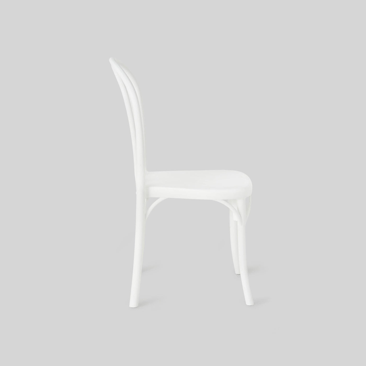 Rapha Set of 4 Dining Chairs, White - 3