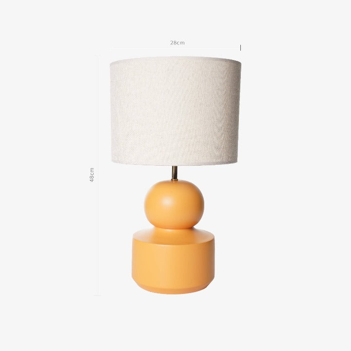 Marvin Table Lamp, Orange Table & Bedside Lamps sazy.com