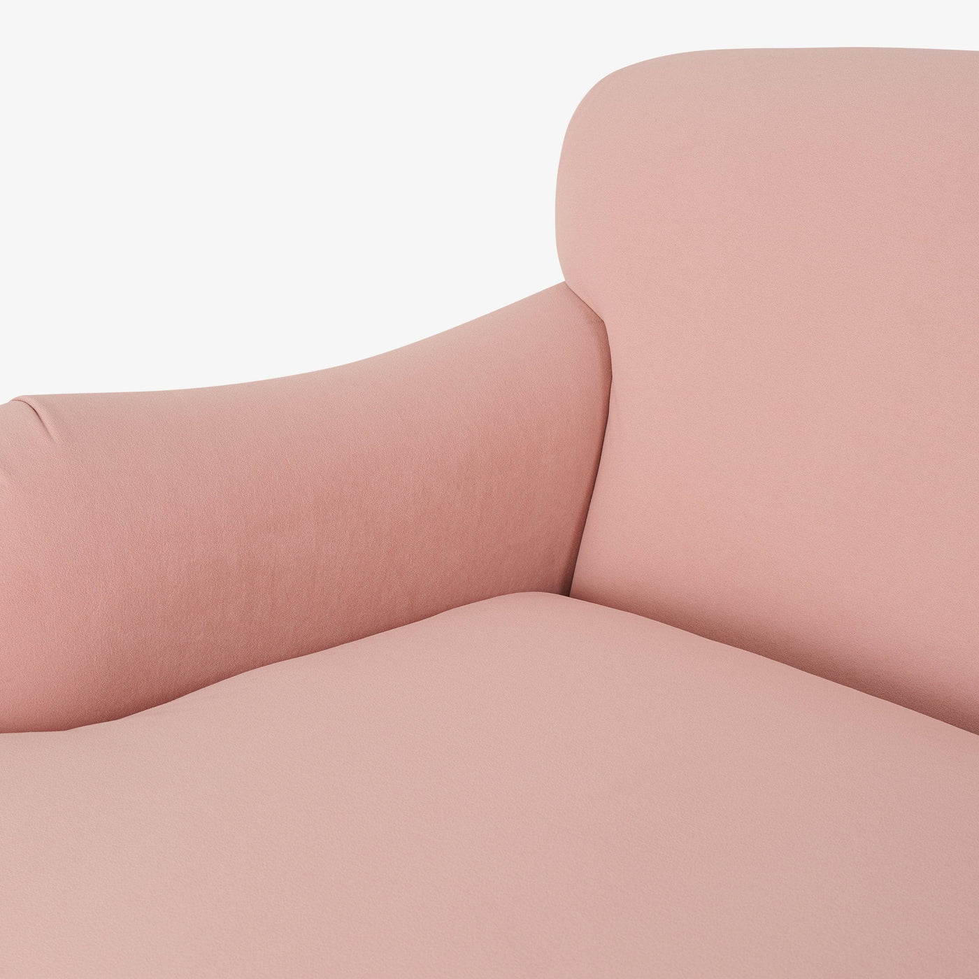 Emin 3 Seater Velvet Sofa, Blush Pink - 6