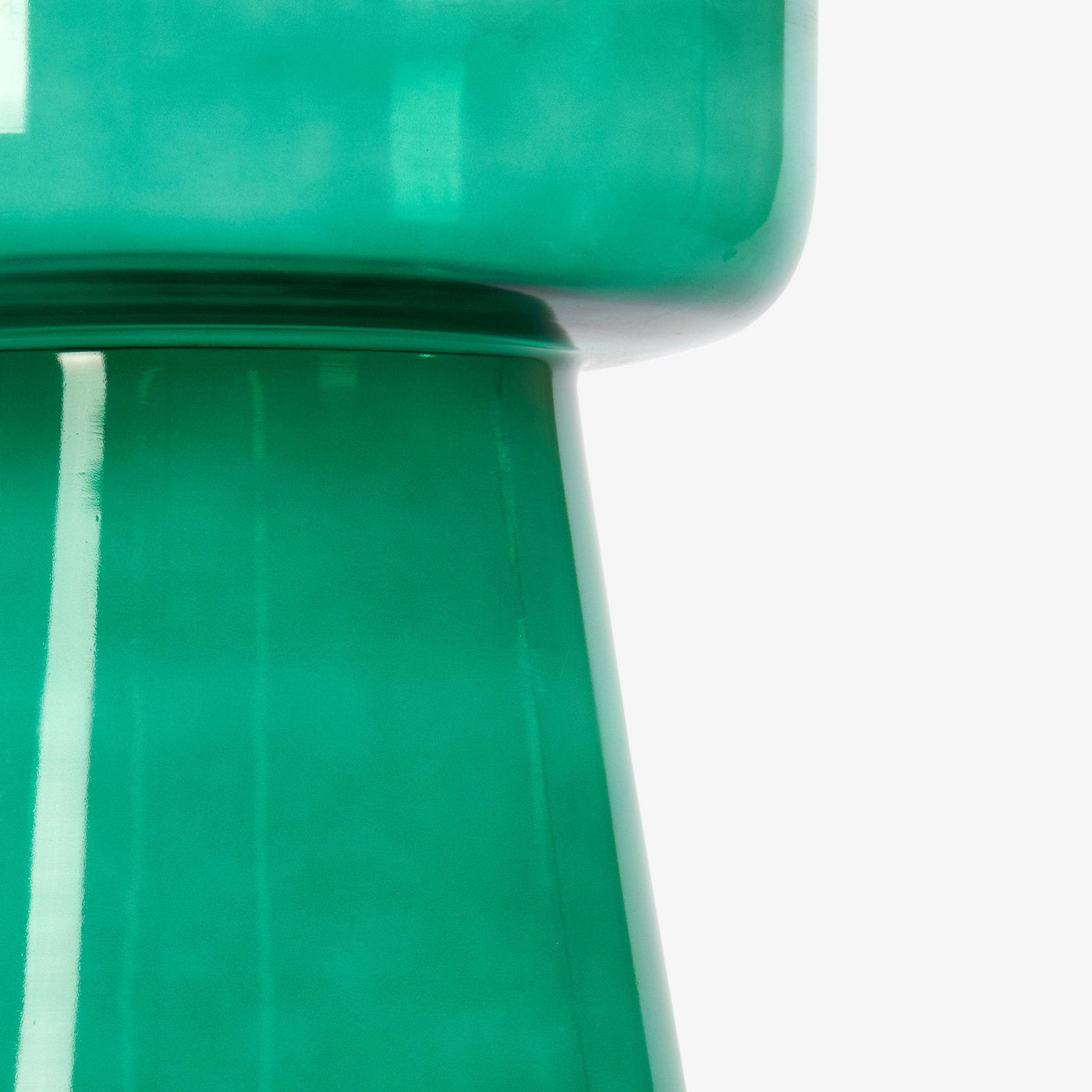 Dakwa Glass Side Table, Green, 30x30x50 cm - 2