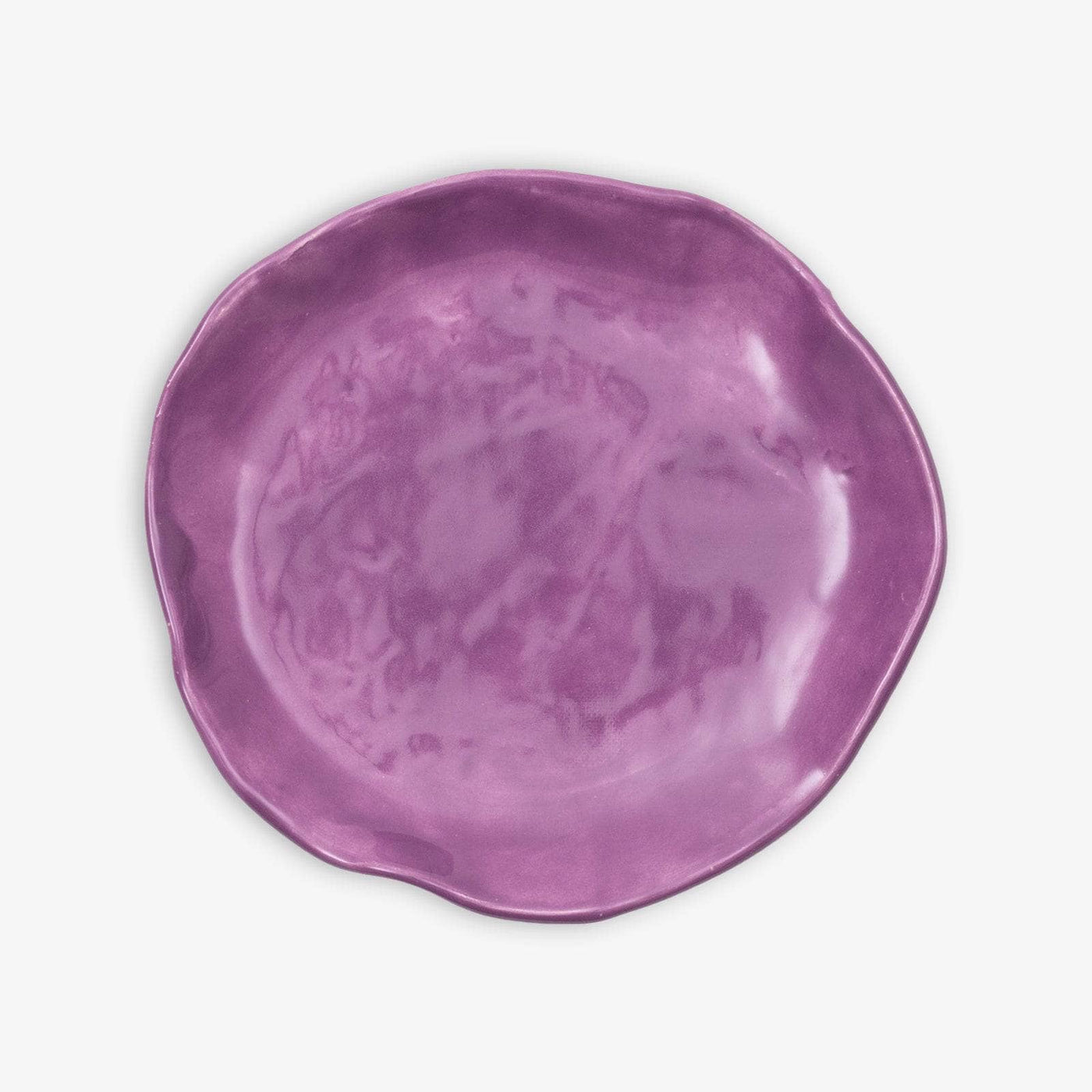 Handmade Polka Cup and Saucer, Purple, 210 ml - 4