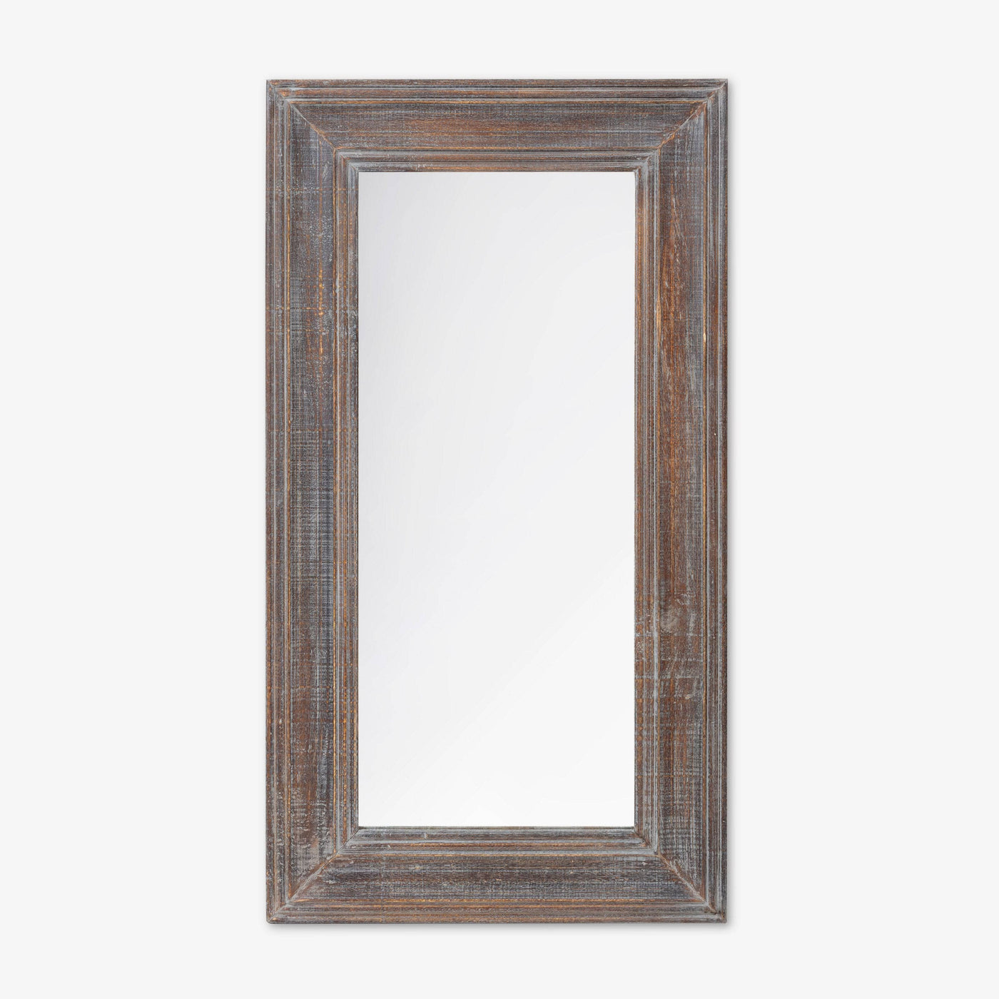 Lui Wooden Floor Mirror, Dark Grey, 60x110 cm - 1