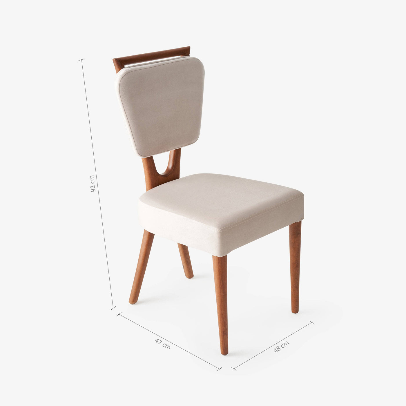 Hans Dining Chair, Off-White Dining Chairs & Benches sazy.com