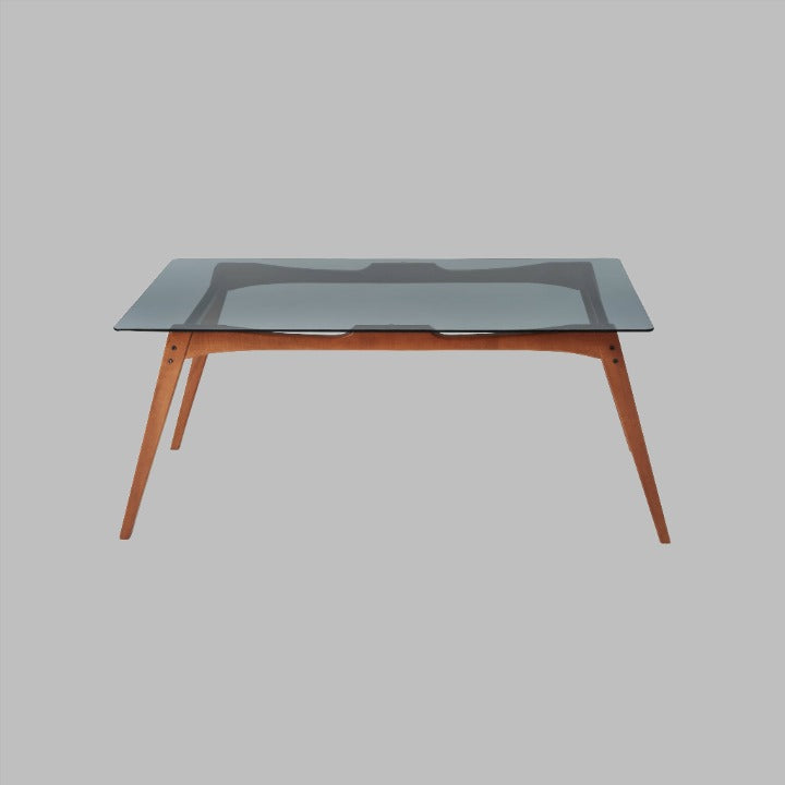 Georges Glass Dining Table, Wood Dining Tables sazy.com