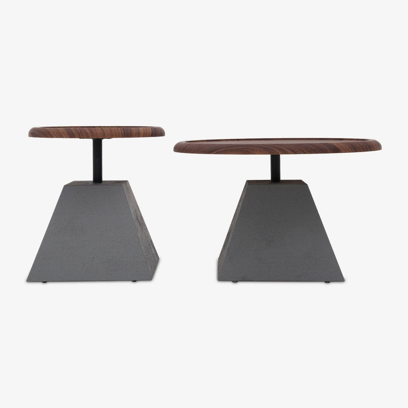 Anders Concrete Look Side Table, Wood Side Tables sazy.com