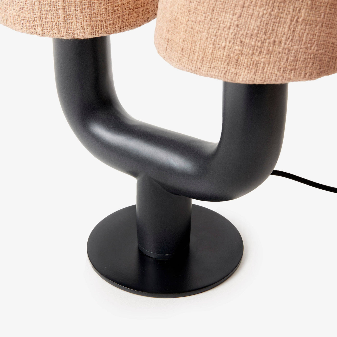 Tiwki Table Lamp, Natural - Black Table & Bedside Lamps sazy.com
