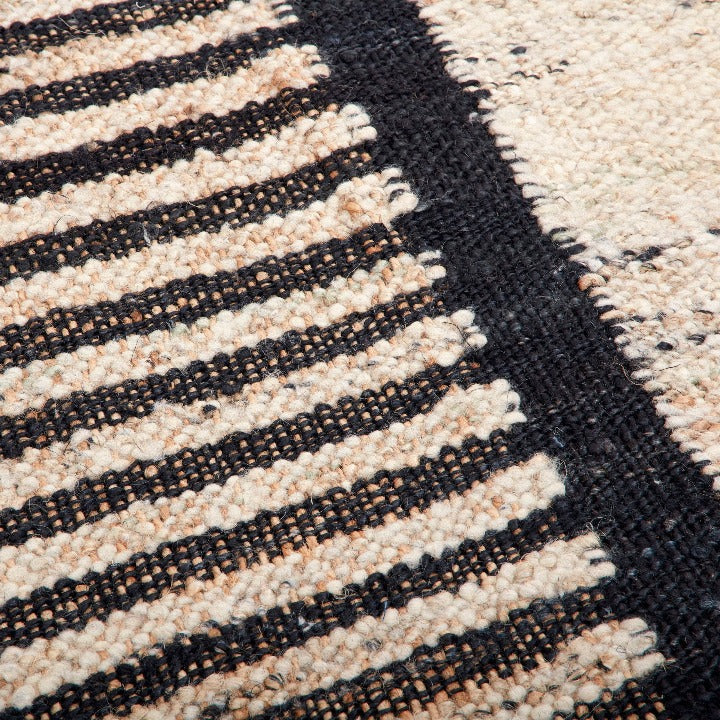 Gillen Rug, Charcoal-Natural Modern Rugs sazy.com