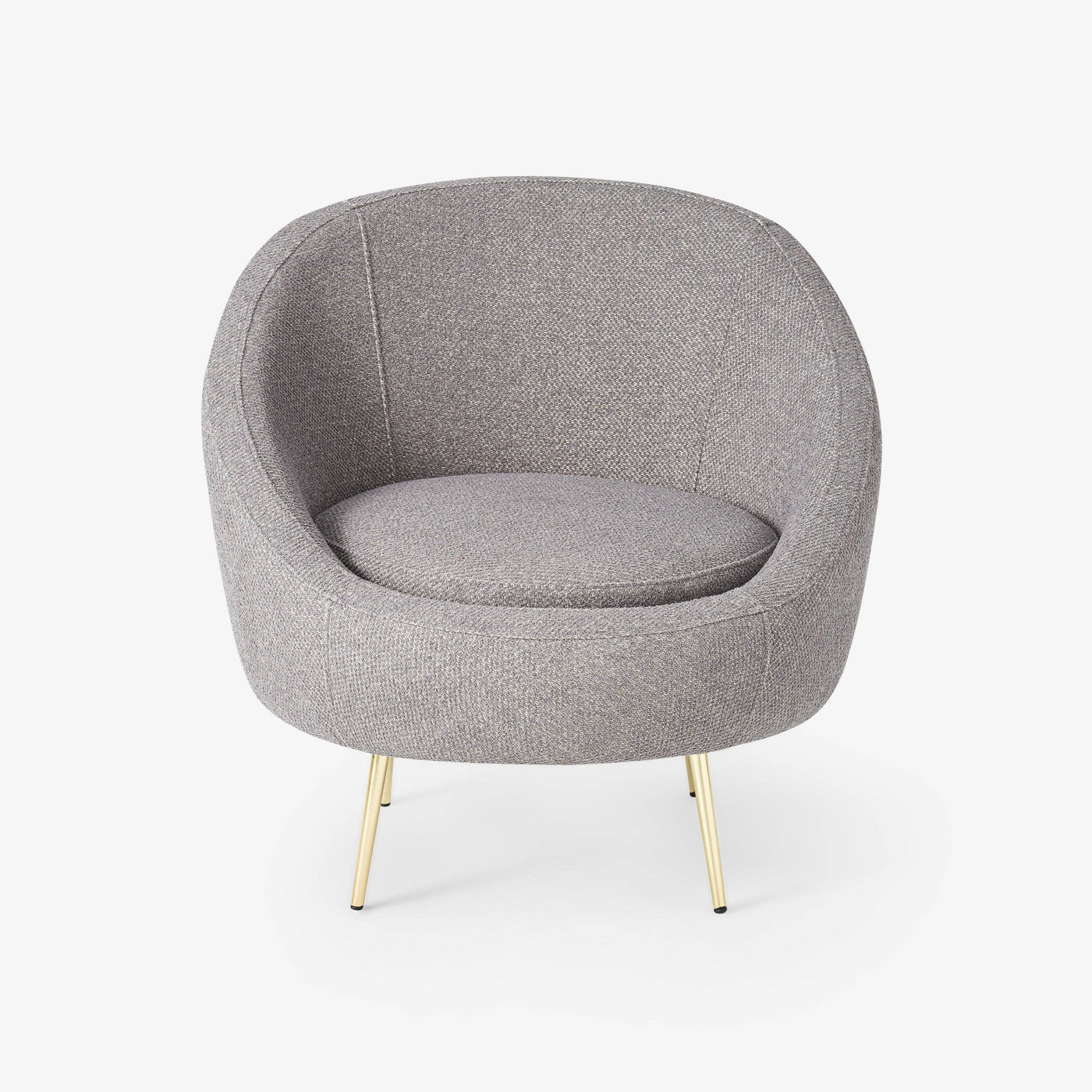 Cotton Armchair, Grey - 1