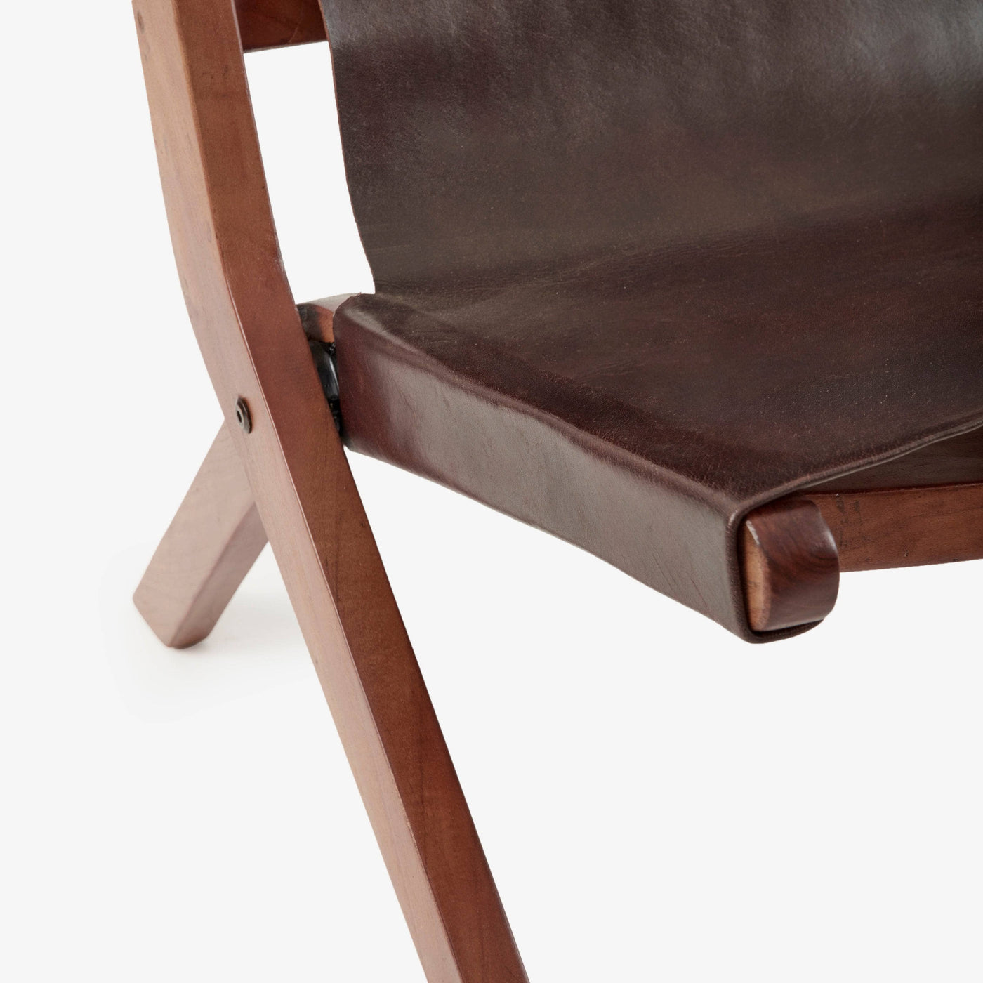 Arusha Leather Accent Chair, Brown Armchairs sazy.com