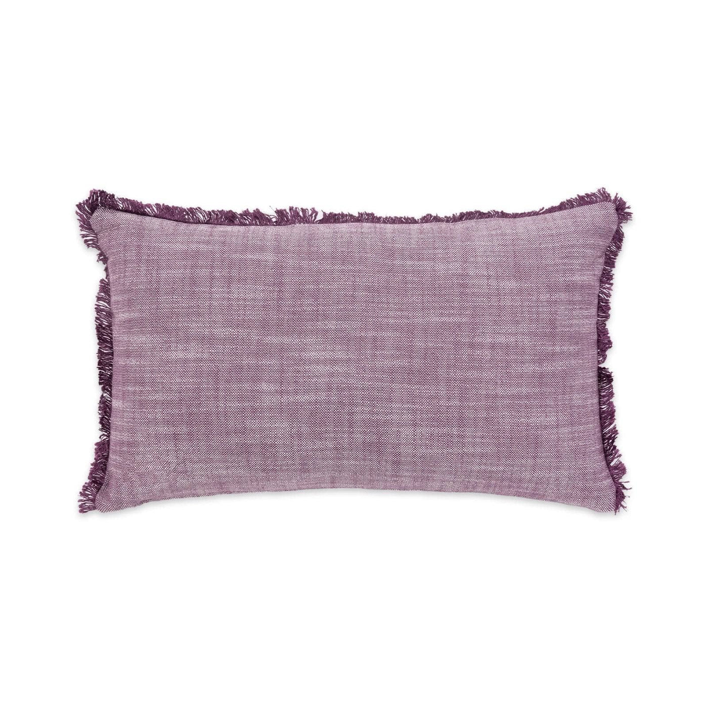 Optical Fringed Cushion Cover, Purple, 29x46 cm - 1
