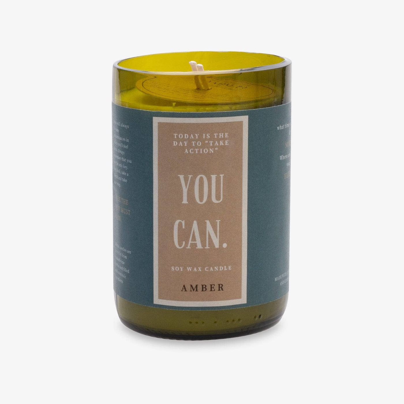 You Can Soy Wax Candle, Amber, 285 g Candles sazy.com