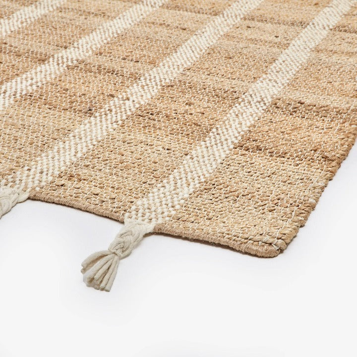 Vitava Rug, Ivory-Natural Modern Rugs sazy.com