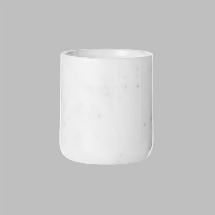 Macerari Marble Toothbrush Holder, White Bathroom Accessories sazy.com