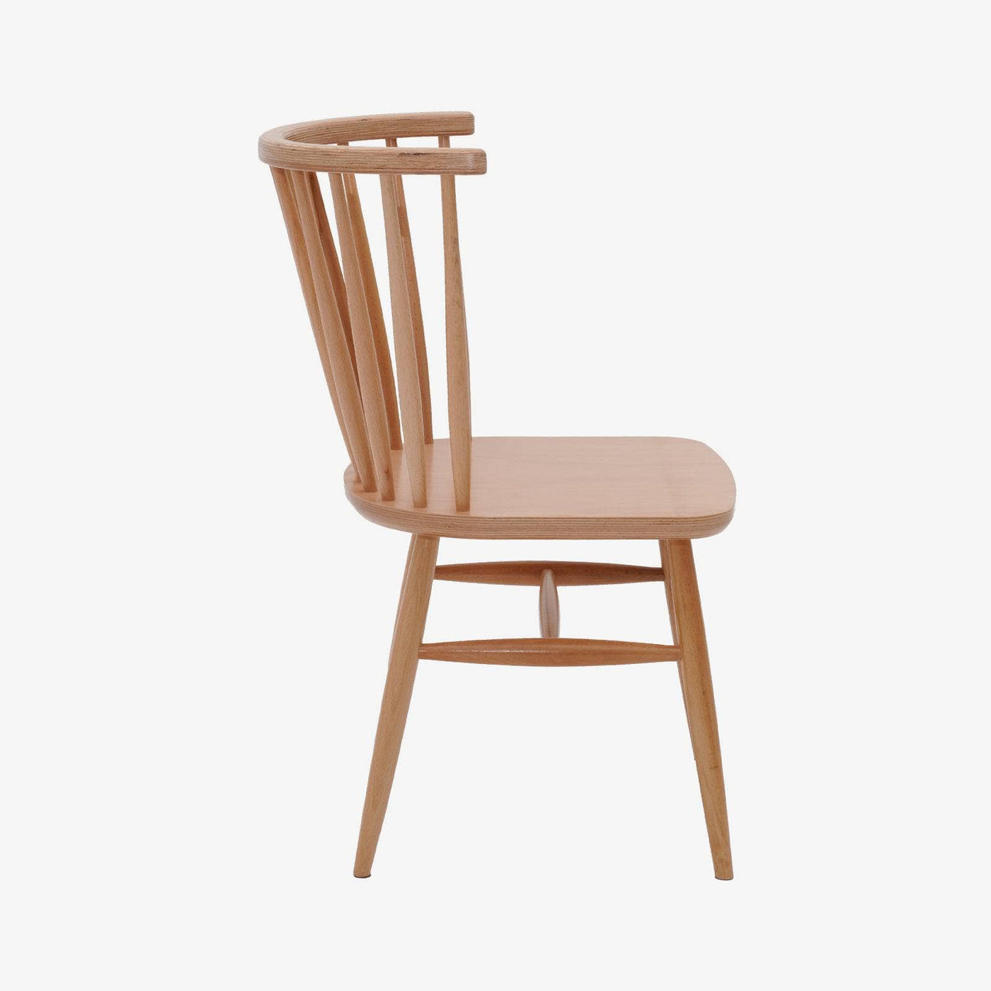 Beecher Curved Back Dining Chair, Wood - 3