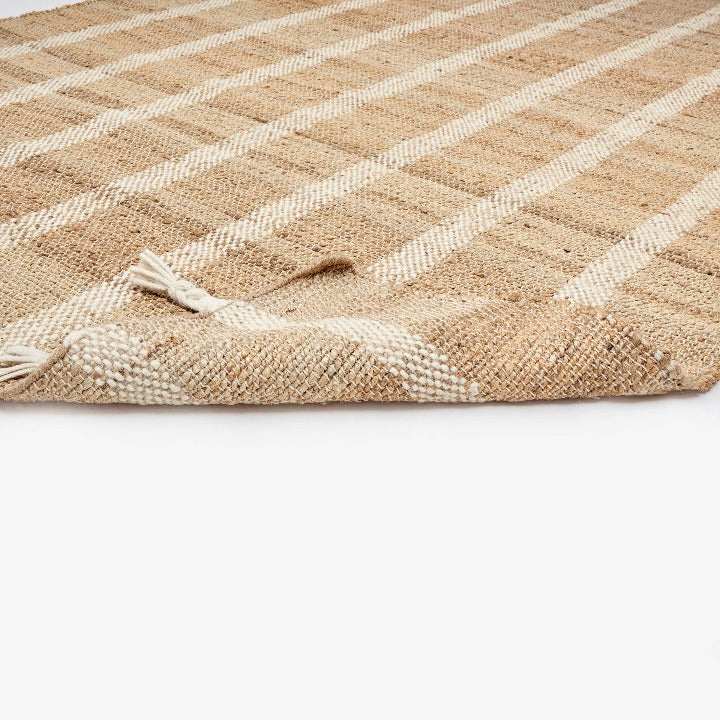 Vitava Rug, Ivory-Natural Modern Rugs sazy.com