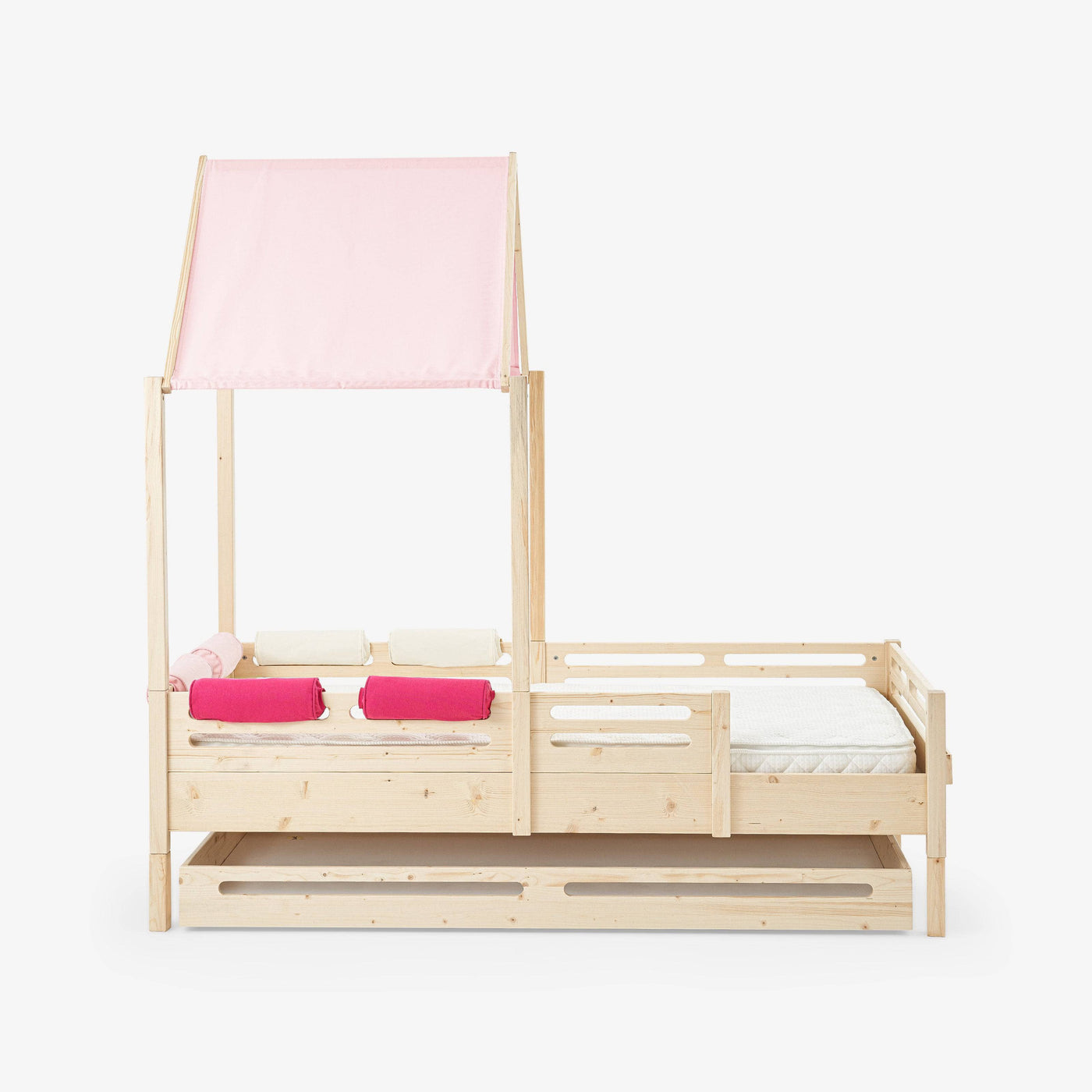 Four Poster Bed Tent Canopy, Pink - 2