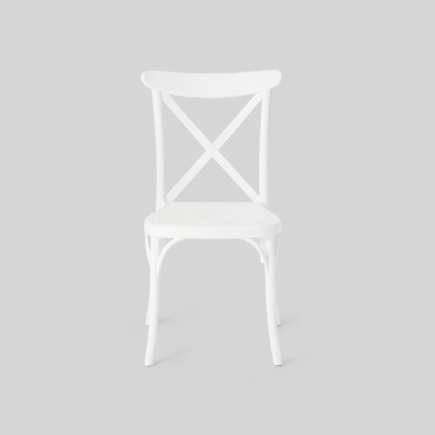 Capri Set of 4 Dining Chairs, White - 1