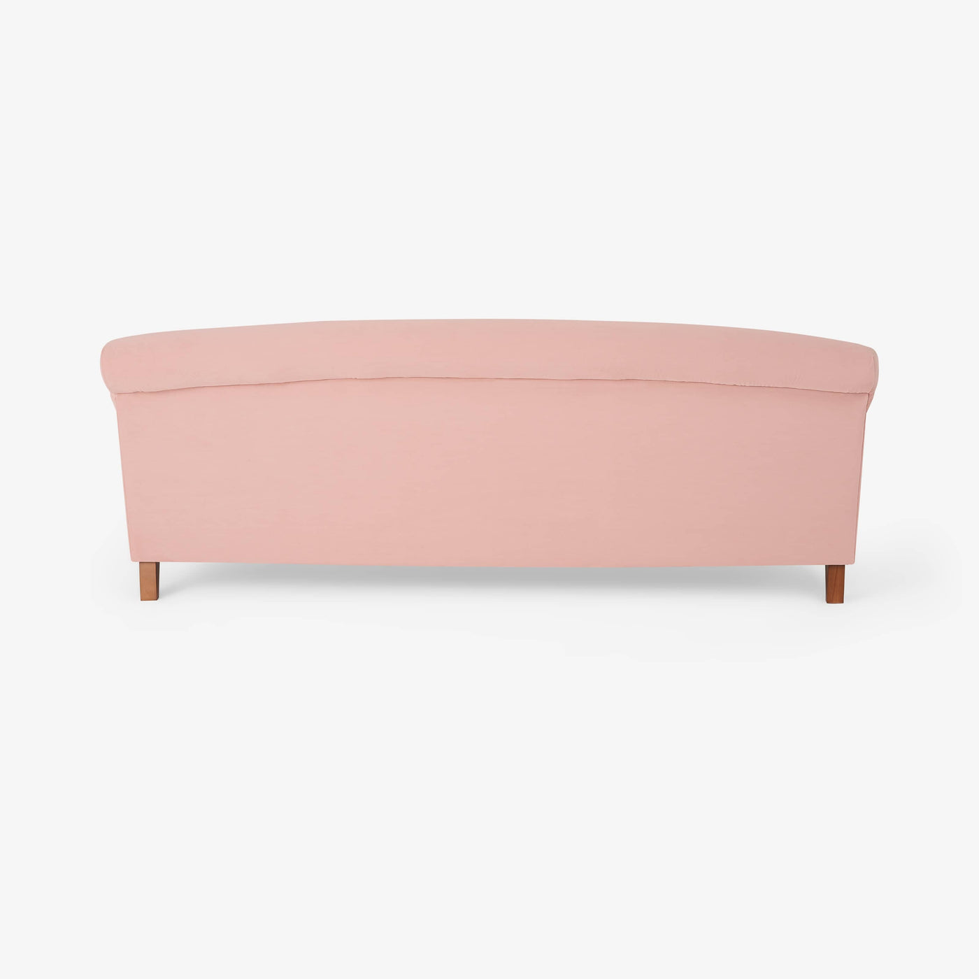 Emin 3 Seater Velvet Sofa, Blush Pink - 7