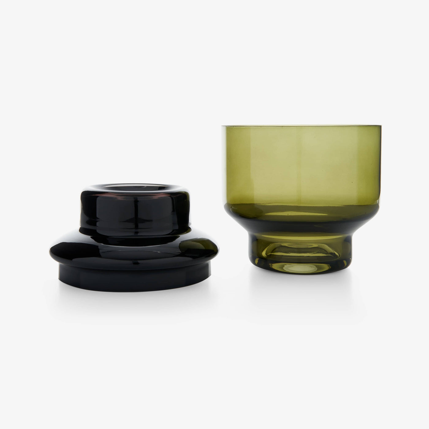 Bella Decorative Glass Bowl, Green - 2