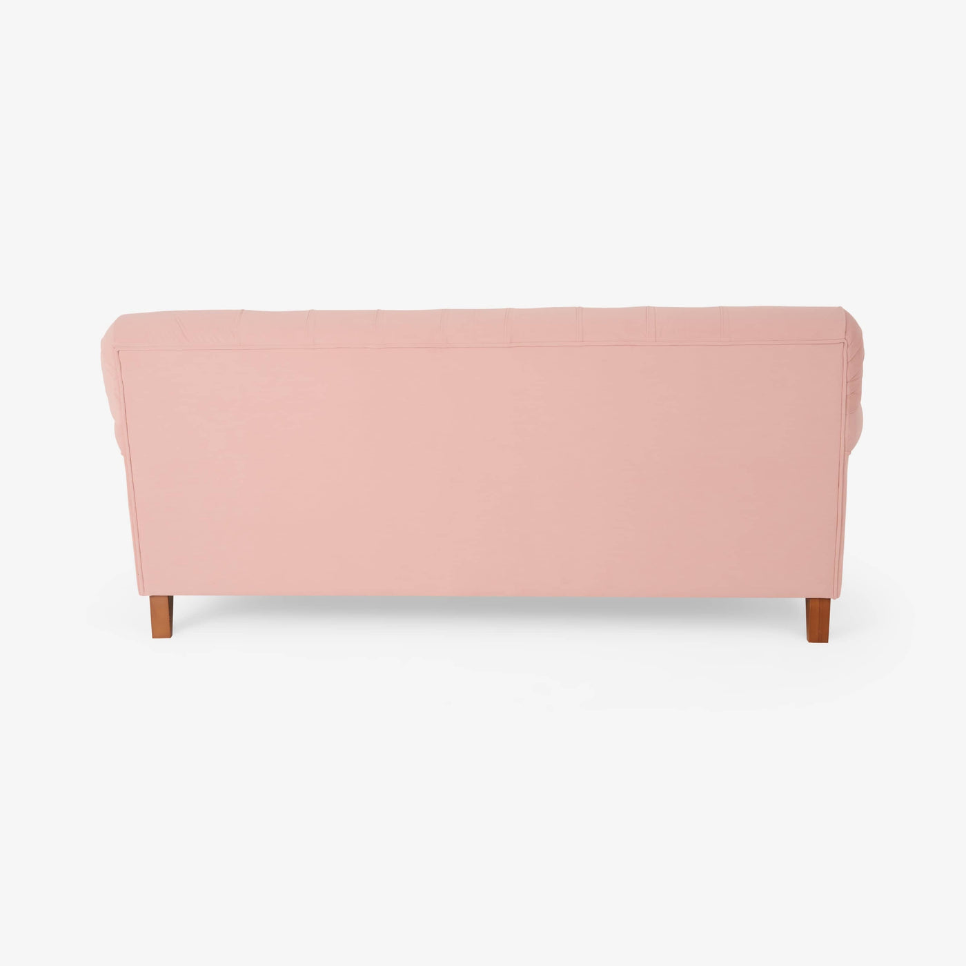 Frieda 2 Seater Velvet Sofa, Blush Pink - 6