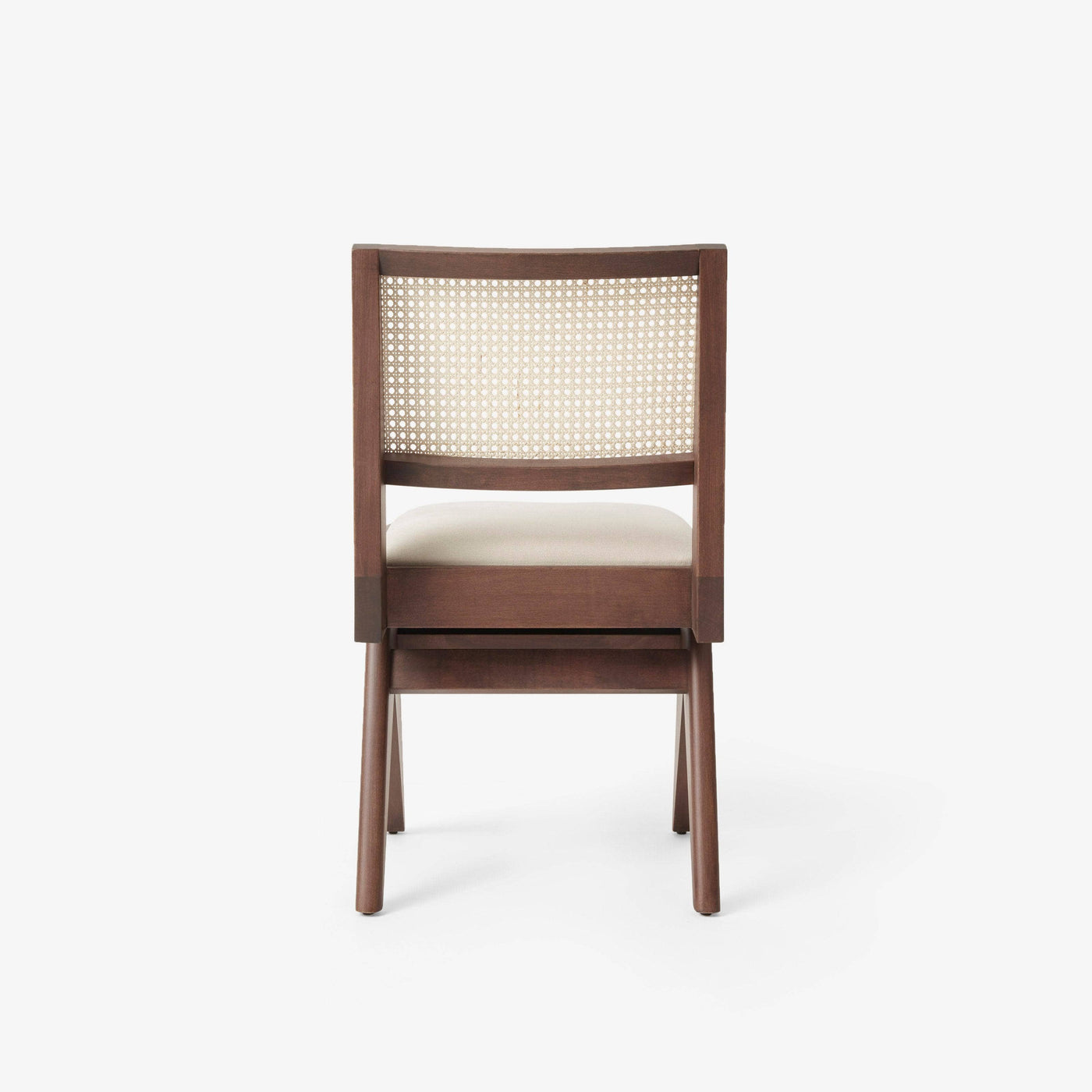 Cape Chair, Walnut - Cream Dining Chairs & Benches sazy.com