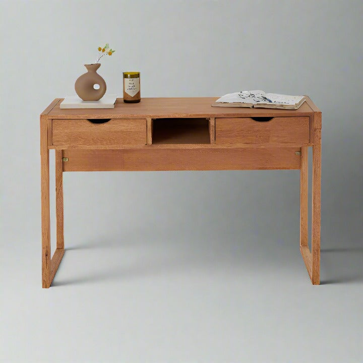 Suko Compact Desk, Natural Desks sazy.com