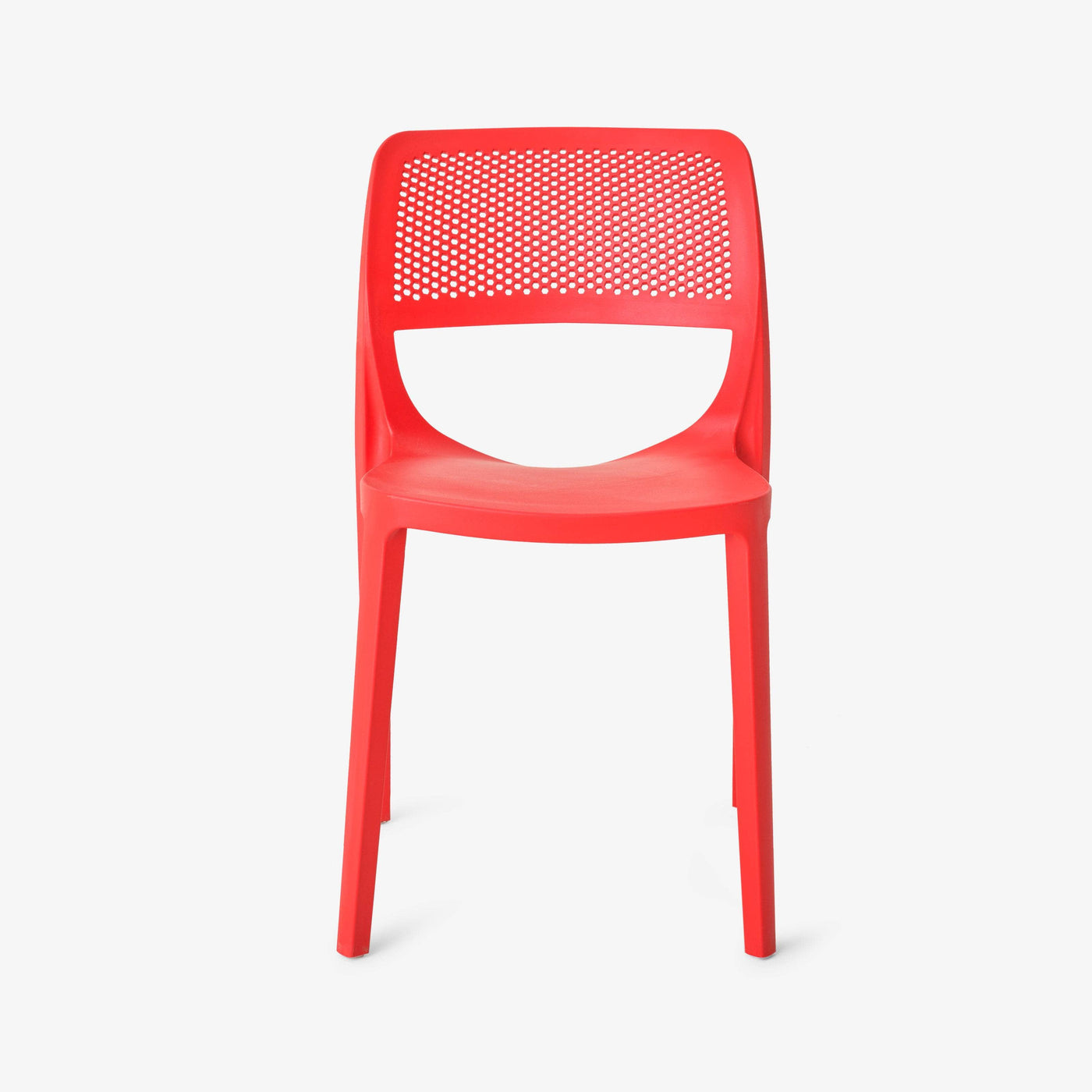 Siena Fiberglass Garden Chair, Red - 1