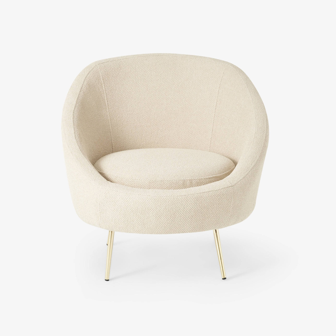 Doro Cotton Accent Tub Chair, Cream Armchairs sazy.com