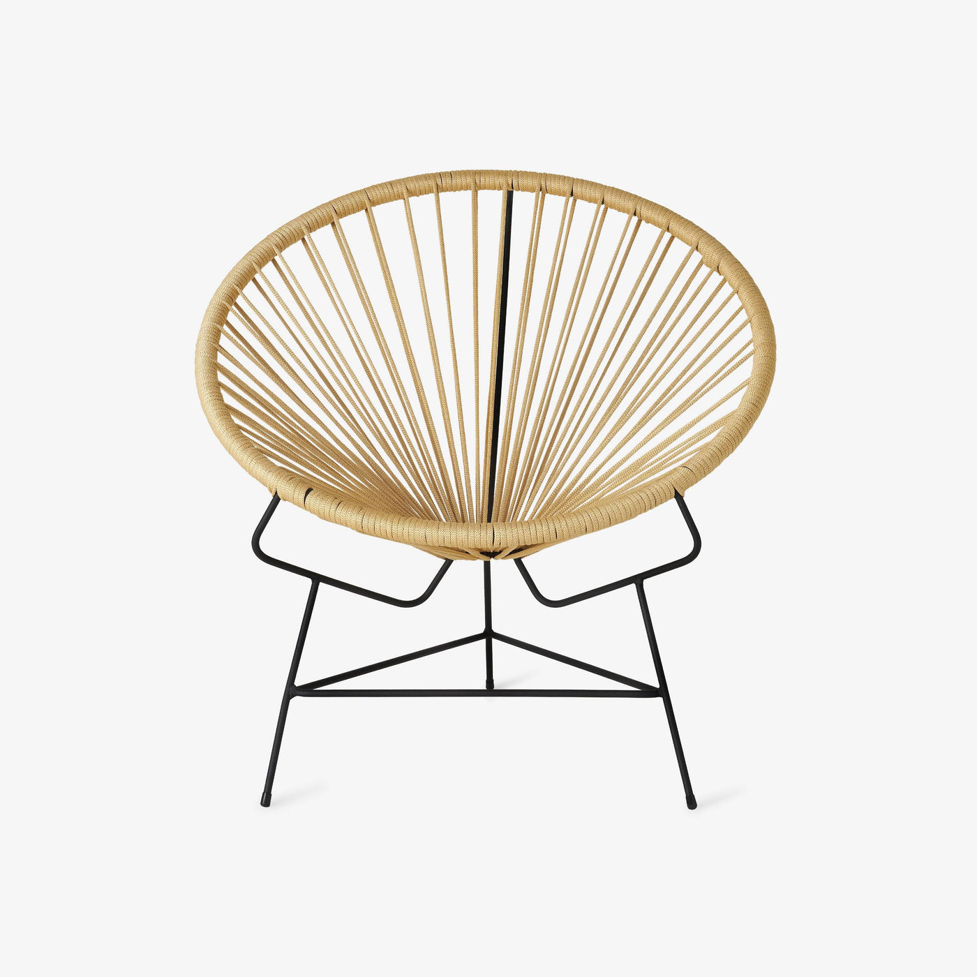 Woven Armchairs, Yellow - 1