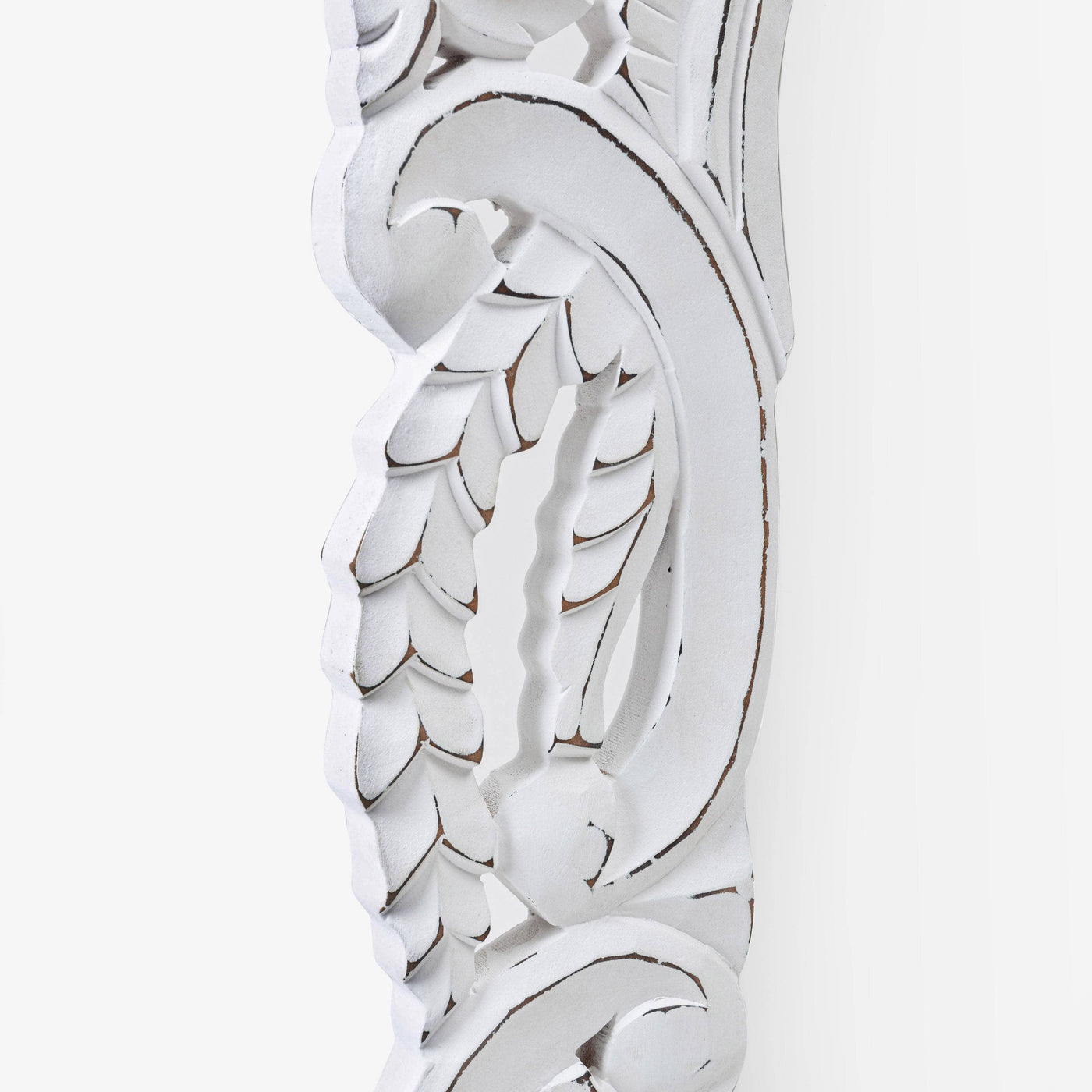 Esko Rectangular Wooden Mirror, Off-White, 60x120 cm - 6