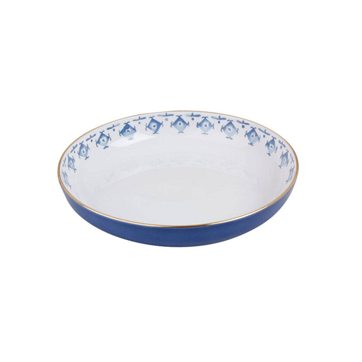 Ikat Set of 2 Bowls, Blue, 22 cm 1