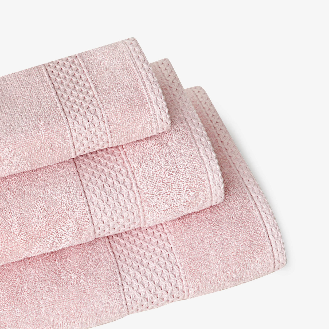 Aqua Fibro Set of 4 Extra Soft 100% Turkish Cotton Face Cloths, Pink Face Cloths sazy.com