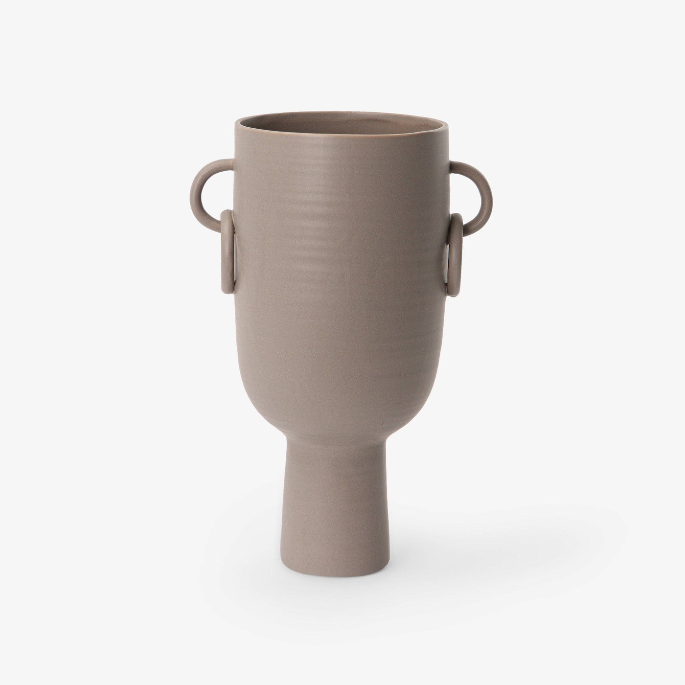 Branksome Ceramic Vase, Taupe, M Vases sazy.com